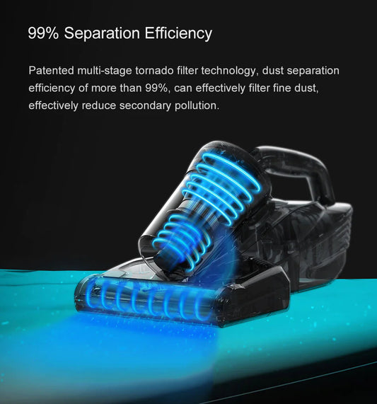 AllerGuard ™ UV-C Anti-Mite Vacuum – Lightweight, High-Suction Cleaner for Allergen-Free Mattresses, Upholstery & Carpets