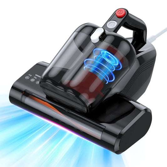JPHYLL Ultra-UVC K16™ Mattress Vacuum – 16Kpa Suction with 253.7nm UV-C Light, 40,000 RPM Brushroll, HEPA Filtration & Heating Technology