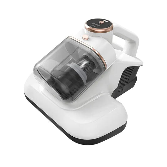 PearlClean Duo™ UV Mite Vacuum – Compact Double Cup Design with Powerful Suction & UV Sterilization for Beds, Sofas, and Fabrics